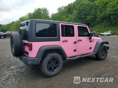 Trzecie zdjęcie samochodu z tyłu: 2018 JEEP WRANGLER UNLIMITED SPORT VIN:1C4HJWDGXJL821682 - miniatura