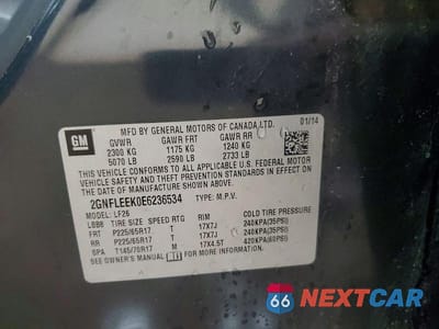 Zdjęcie 13 z 13 samochodu: 2014 CHEVROLET EQUINOX LS VIN:2GNFLEEK0E6236534 - miniatura