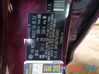 Zdjęcie 13 z 13 samochodu: 2017 KIA FORTE LX VIN:3KPFK4A79HE040443 - miniatura