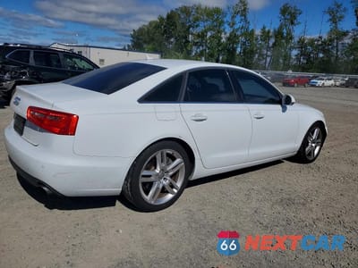 Trzecie zdjęcie samochodu z tyłu: 2014 AUDI A6 PREMIUM PLUS VIN:WAUGFAFC7EN025845 - miniatura