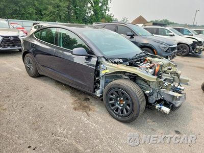 Czwarte zdjęcie samochodu z boku: 2025 TESLA MODEL 3 VIN:5YJ3E1EA2SF133904 - miniatura