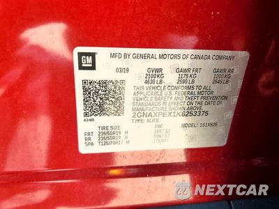 Zdjęcie 13 z 13 samochodu: 2019 CHEVROLET EQUINOX PREMIER VIN:2GNAXPEX1K6253375 - miniatura