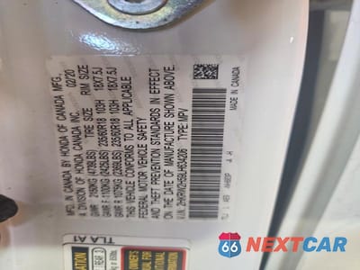 Zdjęcie 14 z 14 samochodu: 2020 HONDA CR-V EX VIN:2HKRW2H59LH634206 - miniatura