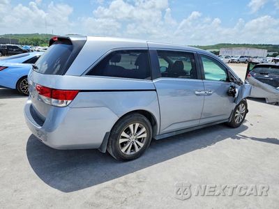 Trzecie zdjęcie samochodu z tyłu: 2017 HONDA ODYSSEY EX VIN:5FNRL5H4XHB024595 - miniatura