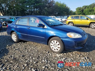 Czwarte zdjęcie samochodu z boku: 2003 TOYOTA COROLLA LE VIN:JTDBR32EX30044861 - miniatura