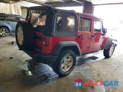 Trzecie zdjęcie samochodu z tyłu: 2011 JEEP WRANGLER UNLIMITED SPORT VIN:1J4BA3H18BL537327 - miniatura