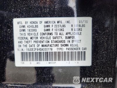 Zdjęcie 12 z 12 samochodu: 2016 ACURA ILX PREMIUM VIN:19UDE2F84GA000178 - miniatura