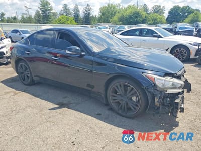 Czwarte zdjęcie samochodu z boku: 2019 INFINITI Q50 3.0T SPORT VIN:JN1EV7AR5KM556106 - miniatura
