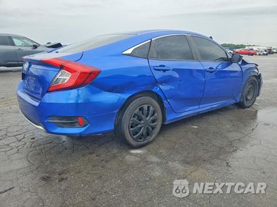 Trzecie zdjęcie samochodu z tyłu: 2019 HONDA CIVIC LX VIN:19XFC2F64KE023509 - miniatura