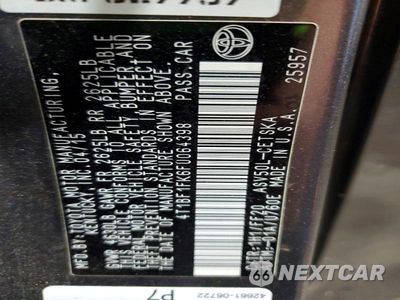 Zdjęcie 13 z 13 samochodu: 2015 TOYOTA CAMRY SE VIN:4T1BF1FK6FU064398 - miniatura