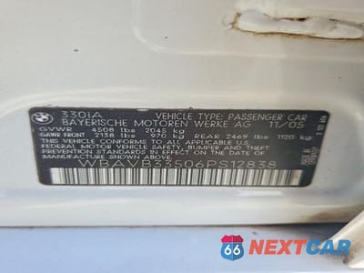 Zdjęcie 12 z 12 samochodu: 2006 BMW 330 I VIN:WBAVB33506PS12838 - miniatura