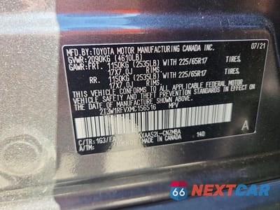 Zdjęcie 12 z 12 samochodu: 2021 TOYOTA RAV4 XLE VIN:2T3W1RFVXMC156516 - miniatura