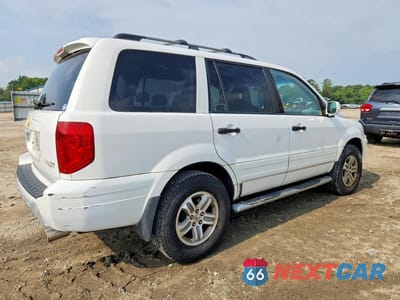 Trzecie zdjęcie samochodu z tyłu: 2005 HONDA PILOT EXL VIN:2HKYF18755H528510 - miniatura