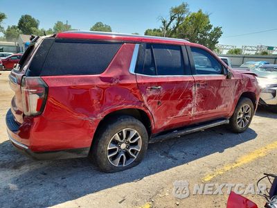 Trzecie zdjęcie samochodu z tyłu: 2022 CHEVROLET TAHOE K1500 LT VIN:1GNSKNKD7NR267386 - miniatura