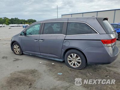 Drugie zdjęcie samochodu z przodu: 2015 HONDA ODYSSEY EXL VIN:5FNRL5H61FB077796 - miniatura