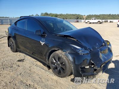 Czwarte zdjęcie samochodu z boku: 2025 TESLA MODEL Y VIN:7SAYGAEE5SF250429 - miniatura