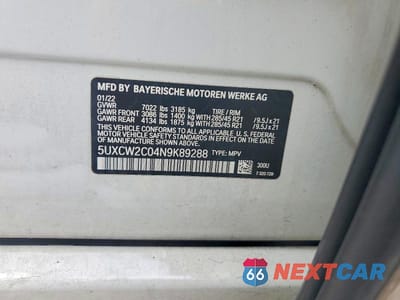 Zdjęcie 13 z 13 samochodu: 2022 BMW X7 XDRIVE40I VIN:5UXCW2C04N9K89288 - miniatura