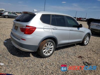 Trzecie zdjęcie samochodu z tyłu: 2013 BMW X3 XDRIVE28I VIN:5UXWX9C52D0A11249 - miniatura