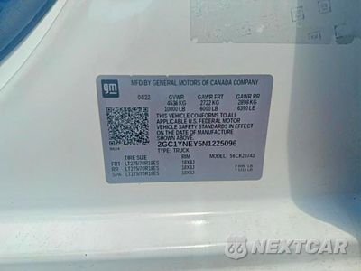 Zdjęcie 10 z 10 samochodu: 2022 CHEVROLET SILVERADO K2500 HEAVY DUTY LT VIN:2GC1YNEY5N1225096 - miniatura