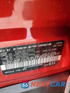 Zdjęcie 13 z 13 samochodu: 2023 MITSUBISHI OUTLANDER SE VIN:JA4J3UA80PZ042661 - miniatura