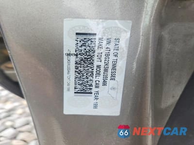 Zdjęcie 12 z 12 samochodu: 1998 TOYOTA CAMRY CE VIN:4T1BG22K5WU355466 - miniatura