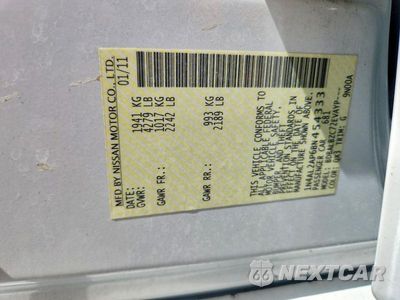 Zdjęcie 12 z 12 samochodu: 2011 NISSAN ALTIMA 2.5 VIN:1N4AL2AP6BN454333 - miniatura
