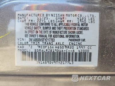 Zdjęcie 12 z 12 samochodu: 2026 NISSAN SENTRA SR VIN:3N1AB9DV9TY217763 - miniatura