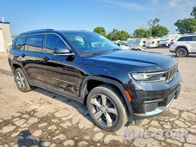Czwarte zdjęcie samochodu z boku: 2021 JEEP GRAND CHEROKEE L LIMITED VIN:1C4RJKBG5M8101567 - miniatura