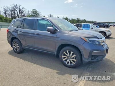 Czwarte zdjęcie samochodu z boku: 2019 HONDA PILOT EXL VIN:5FNYF6H54KB037481 - miniatura