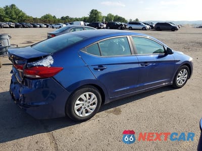 Trzecie zdjęcie samochodu z tyłu: 2018 HYUNDAI ELANTRA SE VIN:5NPD74LF5JH353410 - miniatura