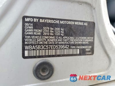 Zdjęcie 13 z 13 samochodu: 2014 BMW 535 XI VIN:WBA5B3C57ED539642 - miniatura