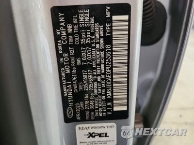 Zdjęcie 13 z 13 samochodu: 2023 HYUNDAI TUCSON SEL VIN:KM8JBCAE0PU253618 - miniatura