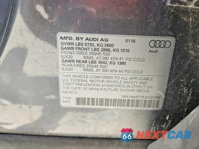 Zdjęcie 12 z 12 samochodu: 2018 AUDI SQ5 PREMIUM PLUS VIN:WA1A4AFY5J2123708 - miniatura
