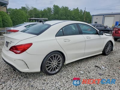 Trzecie zdjęcie samochodu z tyłu: 2016 MERCEDES-BENZ CLA 250 4MATIC VIN:WDDSJ4GB9GN392242 - miniatura