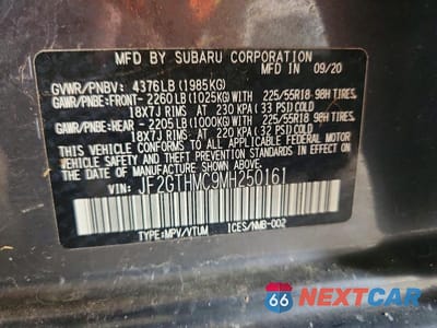 Zdjęcie 13 z 13 samochodu: 2021 SUBARU CROSSTREK LIMITED VIN:JF2GTHMC9MH250161 - miniatura