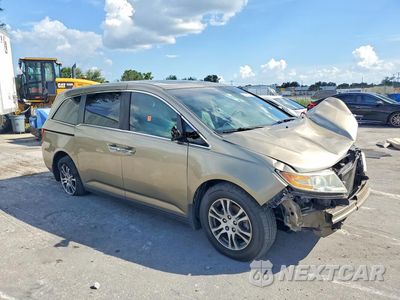 Czwarte zdjęcie samochodu z boku: 2011 HONDA ODYSSEY EXL VIN:5FNRL5H66BB065752 - miniatura