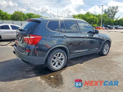Trzecie zdjęcie samochodu z tyłu: 2013 BMW X3 XDRIVE28I VIN:5UXWX9C58D0A31666 - miniatura