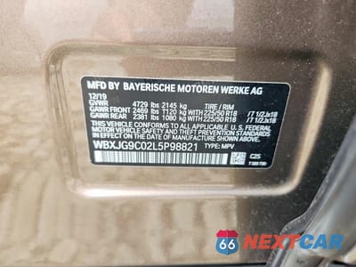 Zdjęcie 13 z 13 samochodu: 2020 BMW X1 XDRIVE28I VIN:WBXJG9C02L5P98821 - miniatura