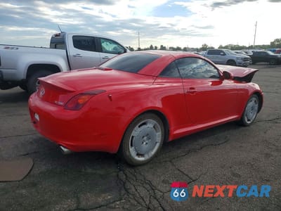 Trzecie zdjęcie samochodu z tyłu: 2002 LEXUS SC 430 VIN:JTHFN48Y420028589 - miniatura