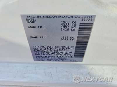 Zdjęcie 12 z 12 samochodu: 2024 NISSAN ALTIMA SR VIN:1N4BL4CV0RN345761 - miniatura
