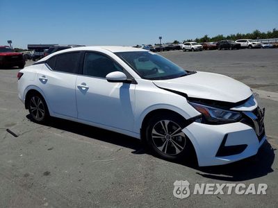 Czwarte zdjęcie samochodu z boku: 2022 NISSAN SENTRA SV VIN:3N1AB8CV1NY292763 - miniatura