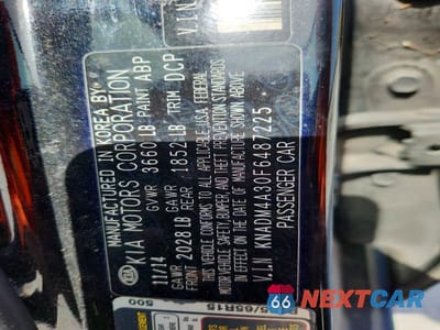 Zdjęcie 12 z 12 samochodu: 2015 KIA RIO LX VIN:KNADM4A30F6487225 - miniatura
