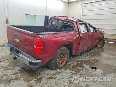 Trzecie zdjęcie samochodu z tyłu: 2018 CHEVROLET SILVERADO K1500 LT VIN:3GCUKREC0JG510624 - miniatura