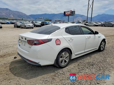 Trzecie zdjęcie samochodu z tyłu: 2014 KIA OPTIMA HYBRID VIN:KNAGM4AD4E5070989 - miniatura