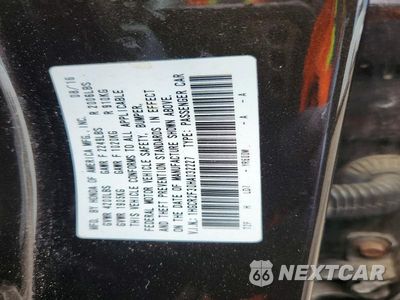Zdjęcie 12 z 12 samochodu: 2017 HONDA ACCORD LX VIN:1HGCR2F30HA032227 - miniatura