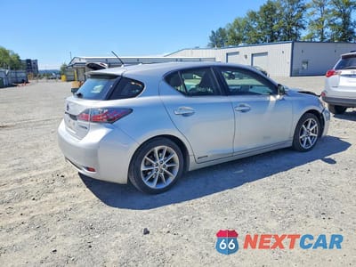 Trzecie zdjęcie samochodu z tyłu: 2012 LEXUS CT 200 VIN:JTHKD5BH8C2069801 - miniatura