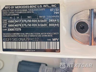 Zdjęcie 13 z 13 samochodu: 2022 MERCEDES-BENZ GLS 450 4MATIC VIN:4JGFF5KE0NA799032 - miniatura