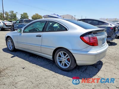 Drugie zdjęcie samochodu z przodu: 2002 MERCEDES-BENZ C 230K SPORT COUPE VIN:WDBRN47J12A175819 - miniatura