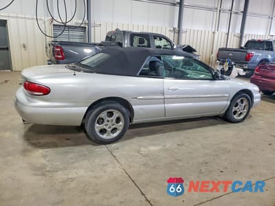 Trzecie zdjęcie samochodu z tyłu: 2000 CHRYSLER SEBRING JXI VIN:3C3EL55H9YT223195 - miniatura