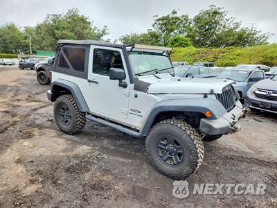 Czwarte zdjęcie samochodu z boku: 2018 JEEP WRANGLER SPORT VIN:1C4AJWAG1JL853586 - miniatura